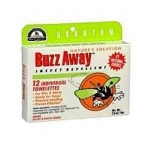  Quantum Buzzaway Towelette, 12 Ct, 0.45 Units Health 