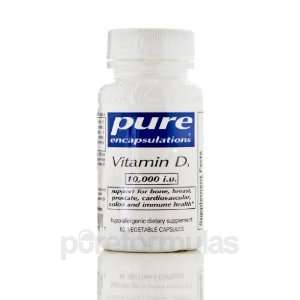  Pure Encapsulations Vitamin D3 10,000 iu 60 Vegetable 