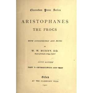  The Frogs Aristophanes Books