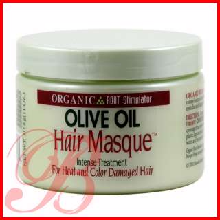 Organic Root Stimulator OLIVE OIL Hair Masque Intense Treatment 11 oz 