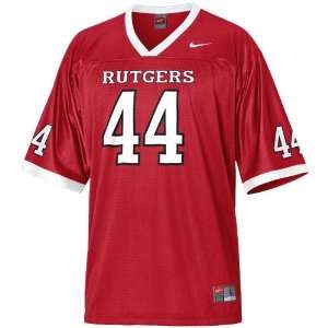  Nike Rutgers Scarlet Knights #44 Youth Scarlet Replica Football 