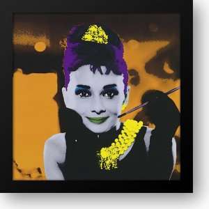  Audrey Hepburn, Colazione da Tiffani 22x22 Framed Art 