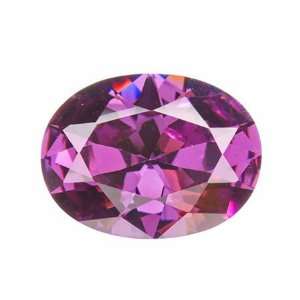  12x8mm Oval Light Amethyst Cz   Pack Of 1 Arts, Crafts 