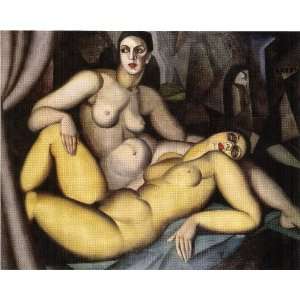   de Lempicka   24 x 20 inches   The two friends (1923)