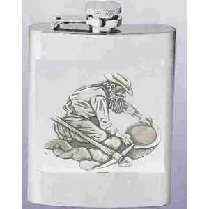  Gold Miner Stainless Steel Flask