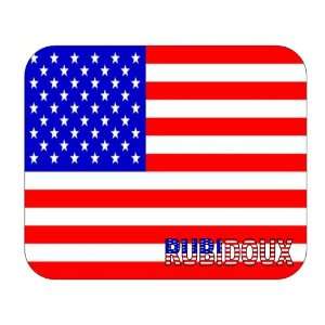  US Flag   Rubidoux, California (CA) Mouse Pad Everything 