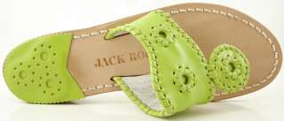 JACK ROGERS Palm Beach Lime Green Navajo Womens Designer Shoes Thongs 