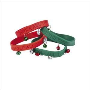  Christmas Jingle Bells Rubber Bracelets Toys & Games