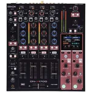  Denon DN X1700 4 Channel DJ Mixer W/ USB 12 inch DJ Mixer 
