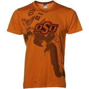   Cowboys Orange Barry Sanders Diving Premium T shirt
