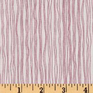  44 Wide IttyBitty Bella Lines Pink Fabric By The Yard 