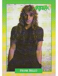   Trading Cards ~ Anthrax ~ Frank Bello ~ Rare Vintage Trading Card