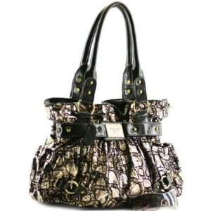  Women Designer Leather Handbag J7675BK 