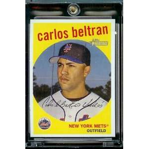  2008 Topps Heritage # 82 Carlos Beltran / New York Mets 