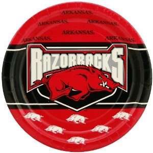  Arkansas Razorbacks 8 Pack Paper Plates