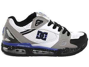 DC Versaflex White/Gray/Blue/Black Speckle Low Top Mens Skate Shoes 