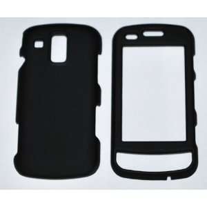  Samsung Roque U960 smartphone Rubberized Hard Case   Black 