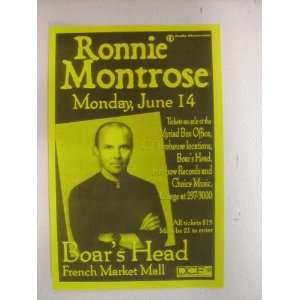 Ronnie Montrose Handbill Poster Boars Head French
