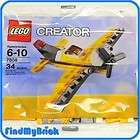Lego 7808 Creator Mini Yellow Airplane   NEW