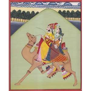  Dhola and Maru A Folklore of Rajasthan   Water Color 