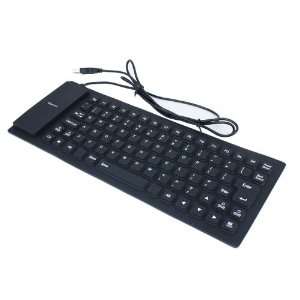    USB 2.0 Silicone Roll Up Foldable PC Computer Keyboard Electronics