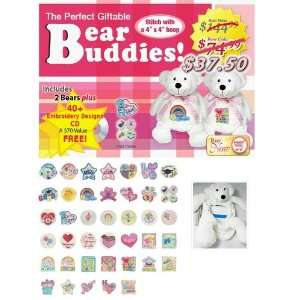  Bear Buddies Embroidery Blanks Arts, Crafts & Sewing