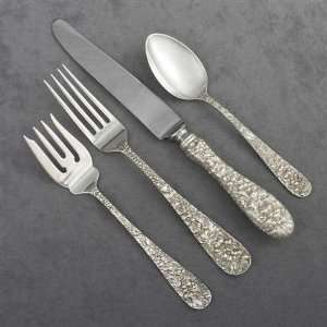  Rose by Stieff, Sterling 4 PC Setting, Luncheon Size 