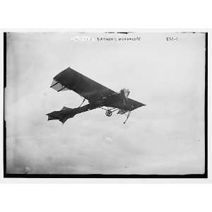  Bleriot Latham monoplane,in flight
