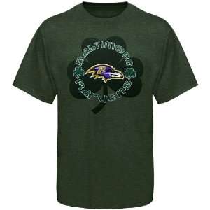  NFL Baltimore Ravens Celtic Fan T Shirt   Green Sports 