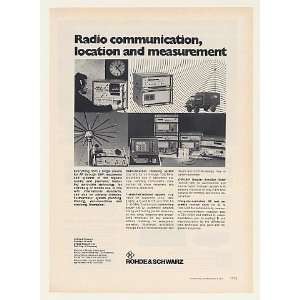  1977 Rohde & Schwarz Military Radio Systems Print Ad 