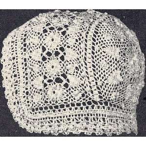  Vintage Crochet PATTERN to make   Antique Baby Cap Hat Bonnet 