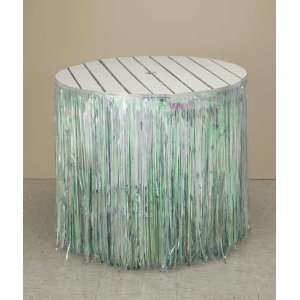  Fringe Tableskirt   Iridescent, 29 X 12 (6pks Case 