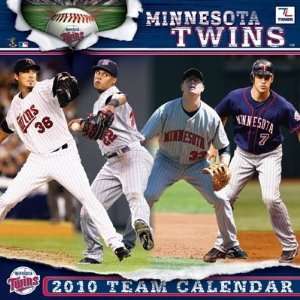  MINNESOTA TWINS 2010 MLB Monthly 12 X 12 WALL CALENDAR 