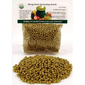 Mung Bean Sprouting Seed  Organic   8 Oz (1/2 Lbs)   Dried Mung Beans 