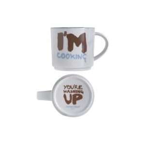  Royal Worcester 11 Ounce Bottoms Up Mug, Im Cooking, You 