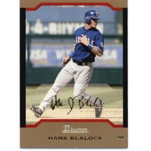  2004 Bowman Gold #92 Hank Blalock   Texas Rangers 