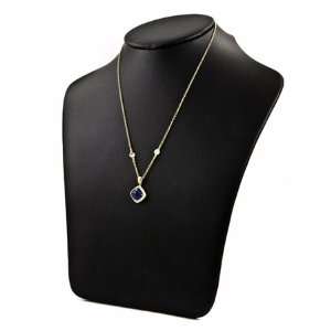  Rocios Rose Cut Synthetic Sapphire Necklace Jewelry