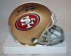 Jerry Rice Autographed San Francisco 49ers Mini Helmet  JSA 