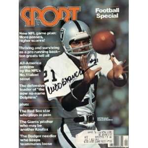  Cliff Branch Autographed Sport Magazine   Sept. 1978 