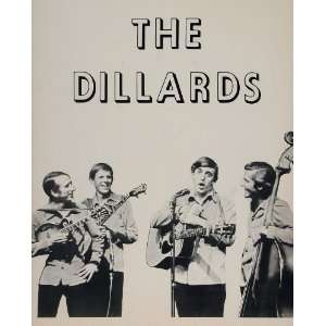  1968 Halftone Print The Dillards County Music Band 