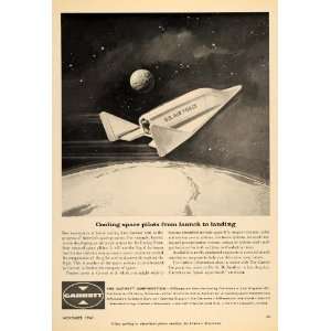  1961 Ad Garrett Corp AiResearch Boeing X 20 Dyna Soar 