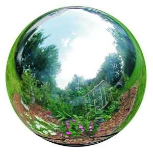  Gazing Globe   12 inch Stainless Steel Patio, Lawn 