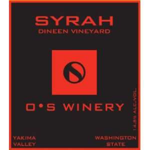  2007 O.S Winery Dineen Vineyard Syrah 750ml Grocery 