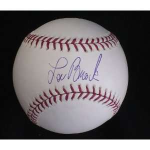  Lou Brock Autographed Baseball   HOF PSA DNA Sports 