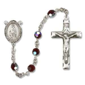  St. Bartholomew the Apostle Garnet Rosary Jewelry