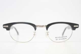   browline eyeglass frames Black Briar vintage eye glasses Revelation