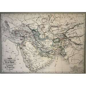  VA Malte Brun Map of Arabia and Persia (1861) Office 