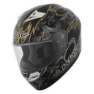  KBC VR 2R SPARK BLK_GLD SM MOTORCYCLE Full Face Helmet 