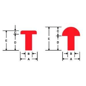  MID ATLANTIC RUBBER Stem Bumpers 100/Pack OMAR 0210 Electronics