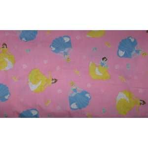  Disney Princesses Pink Fitted Toddler Crib Sheet Baby